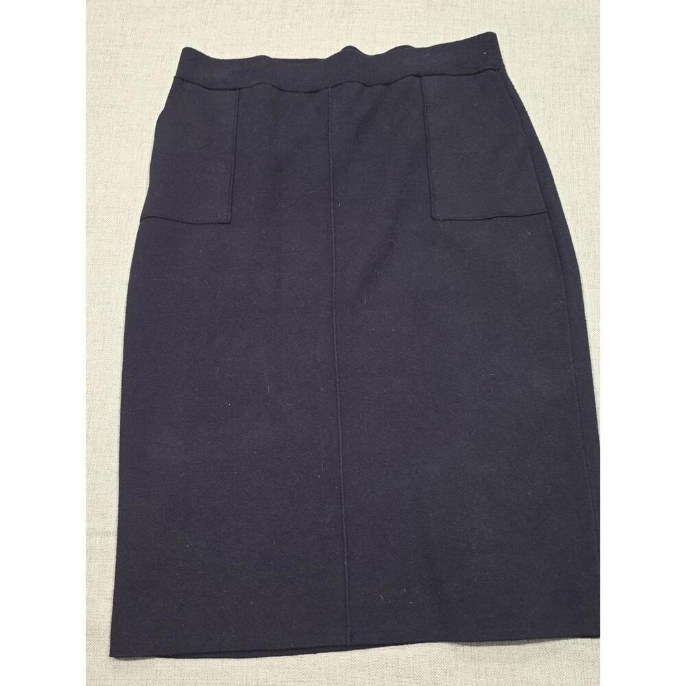 Anne Klein Black Knee-Length Skirt Sz L